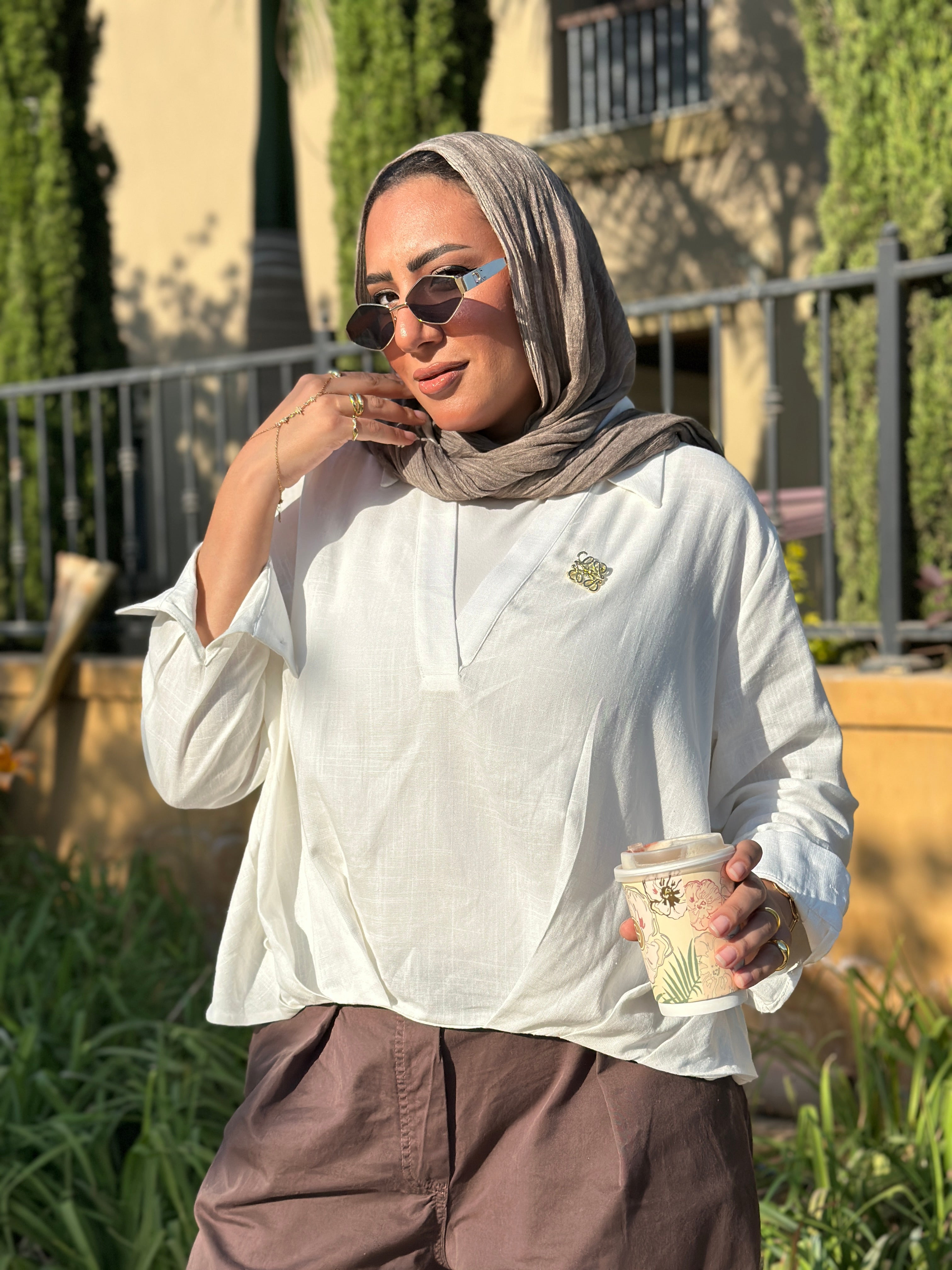 Pleated Blouse