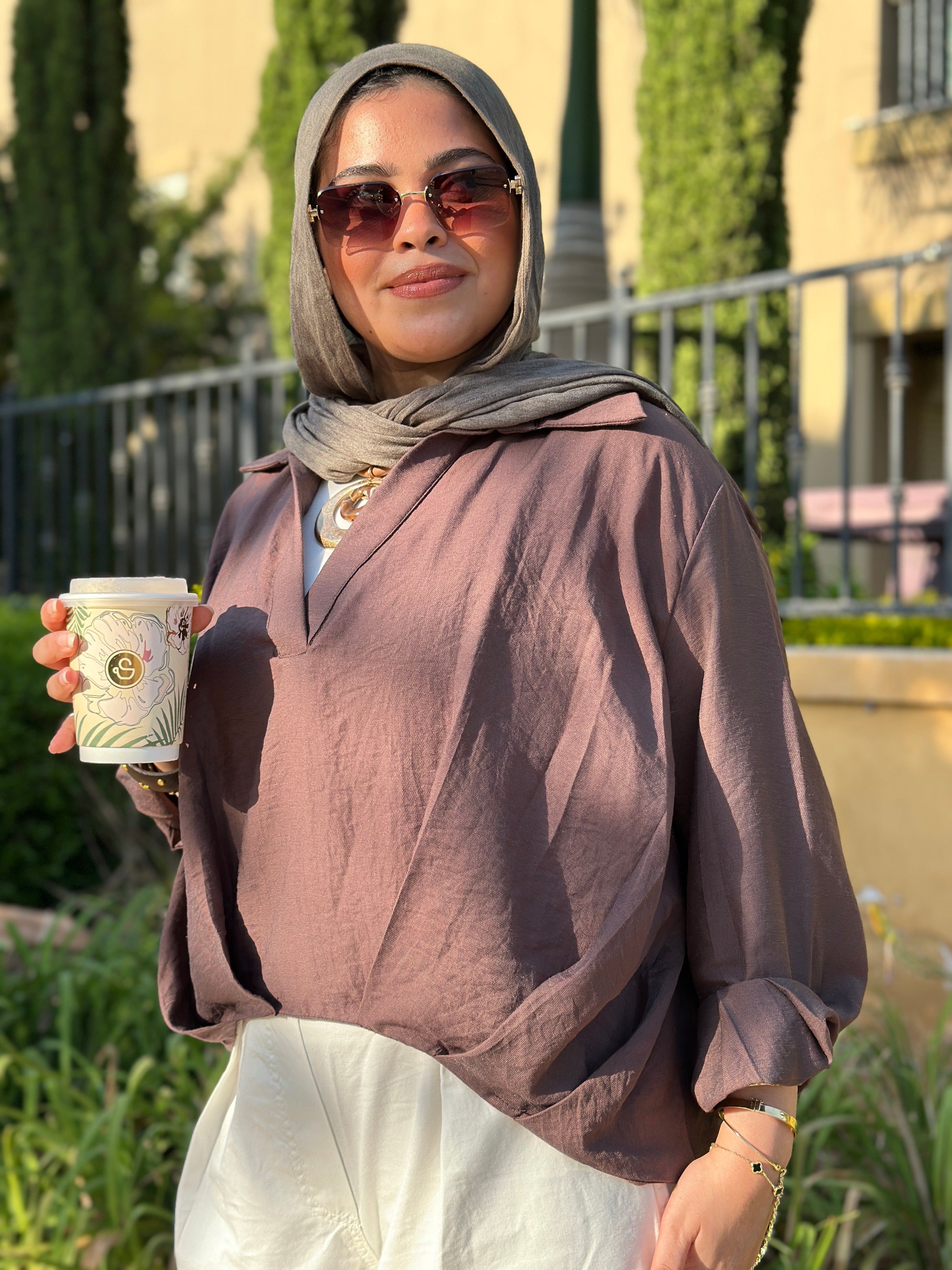 Pleated Blouse