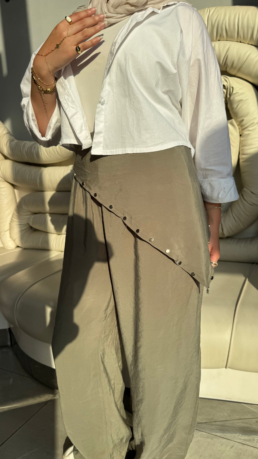 Scarf Tie Pants
