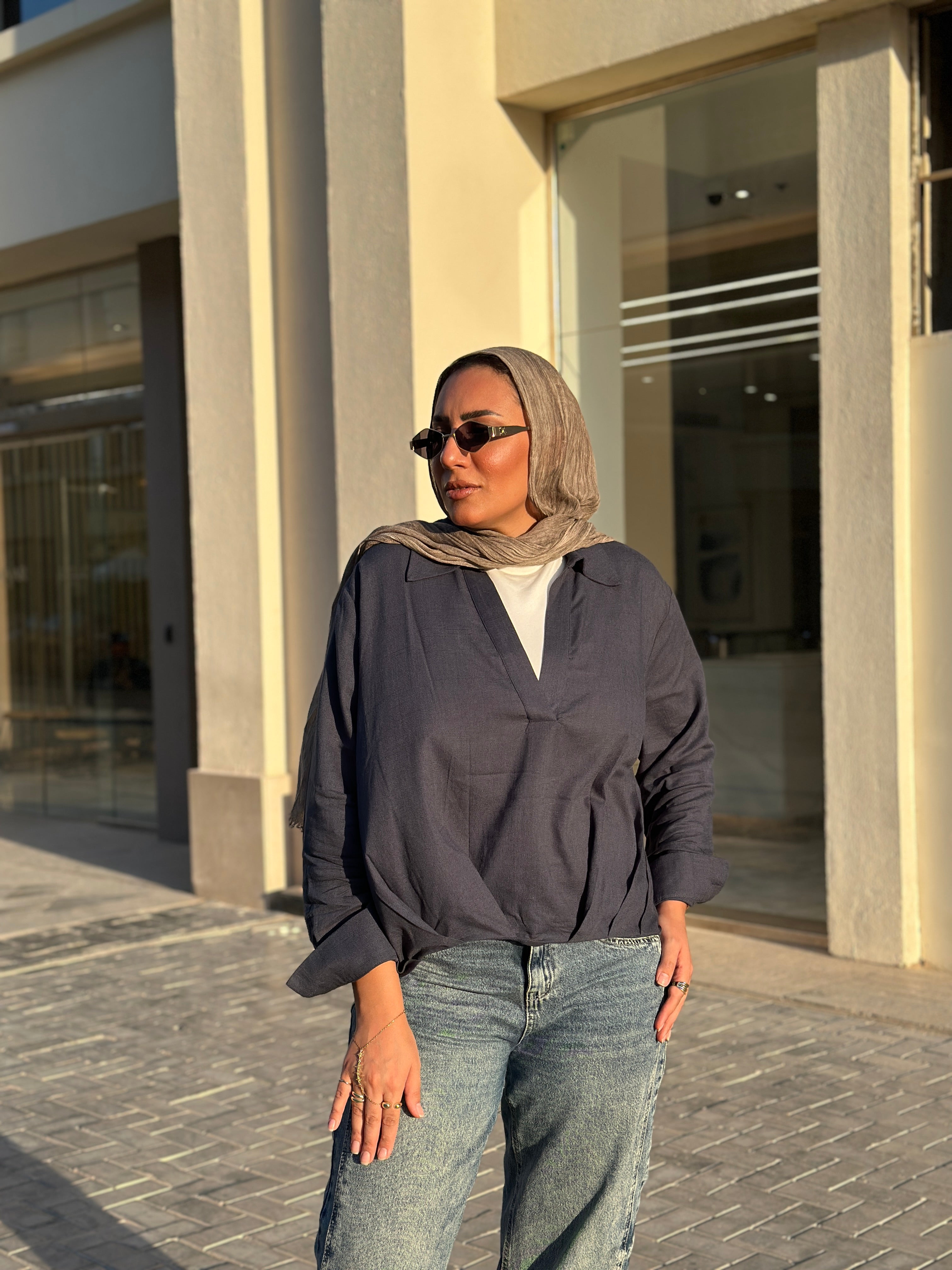 Pleated Blouse