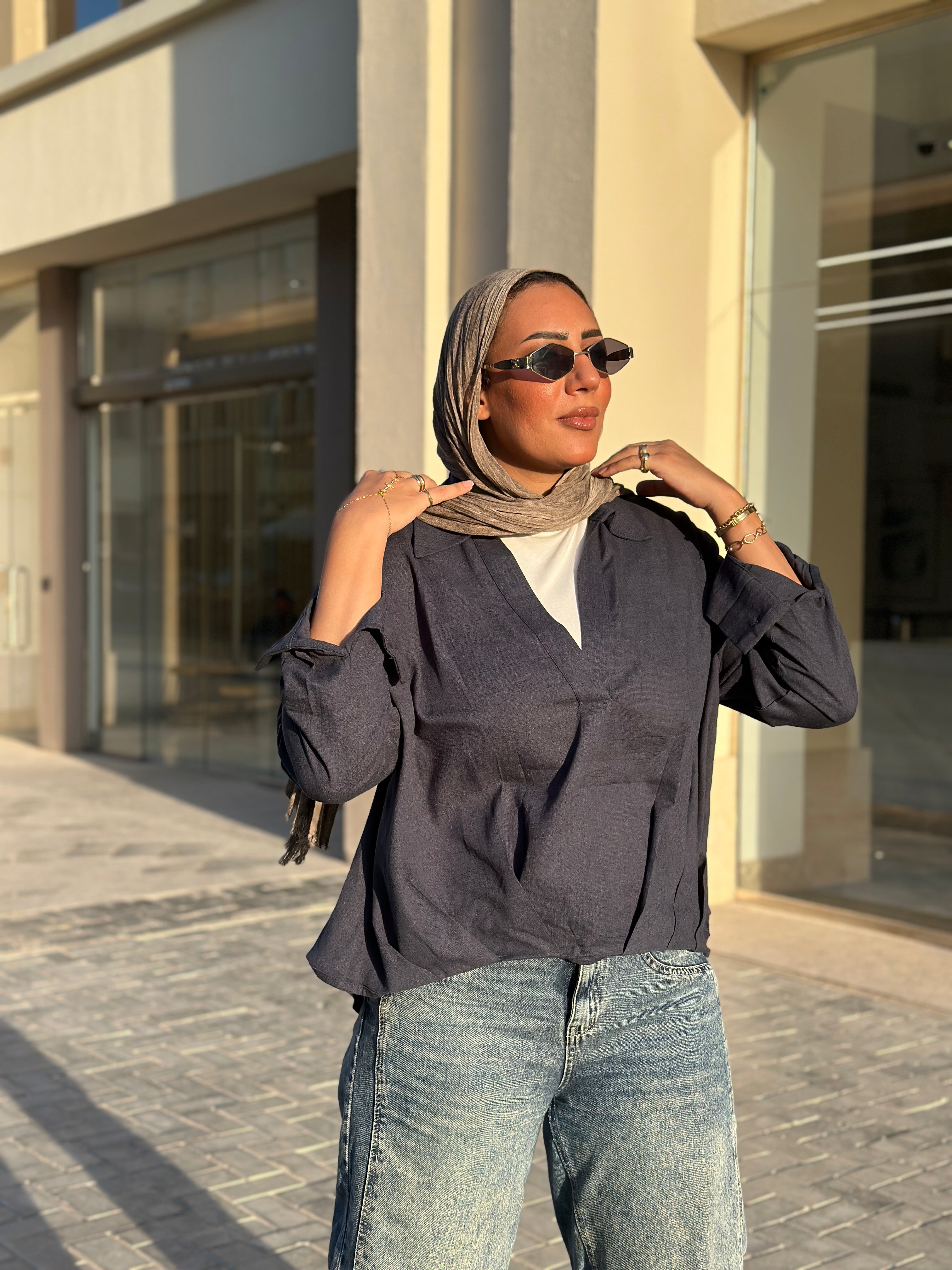 Pleated Blouse