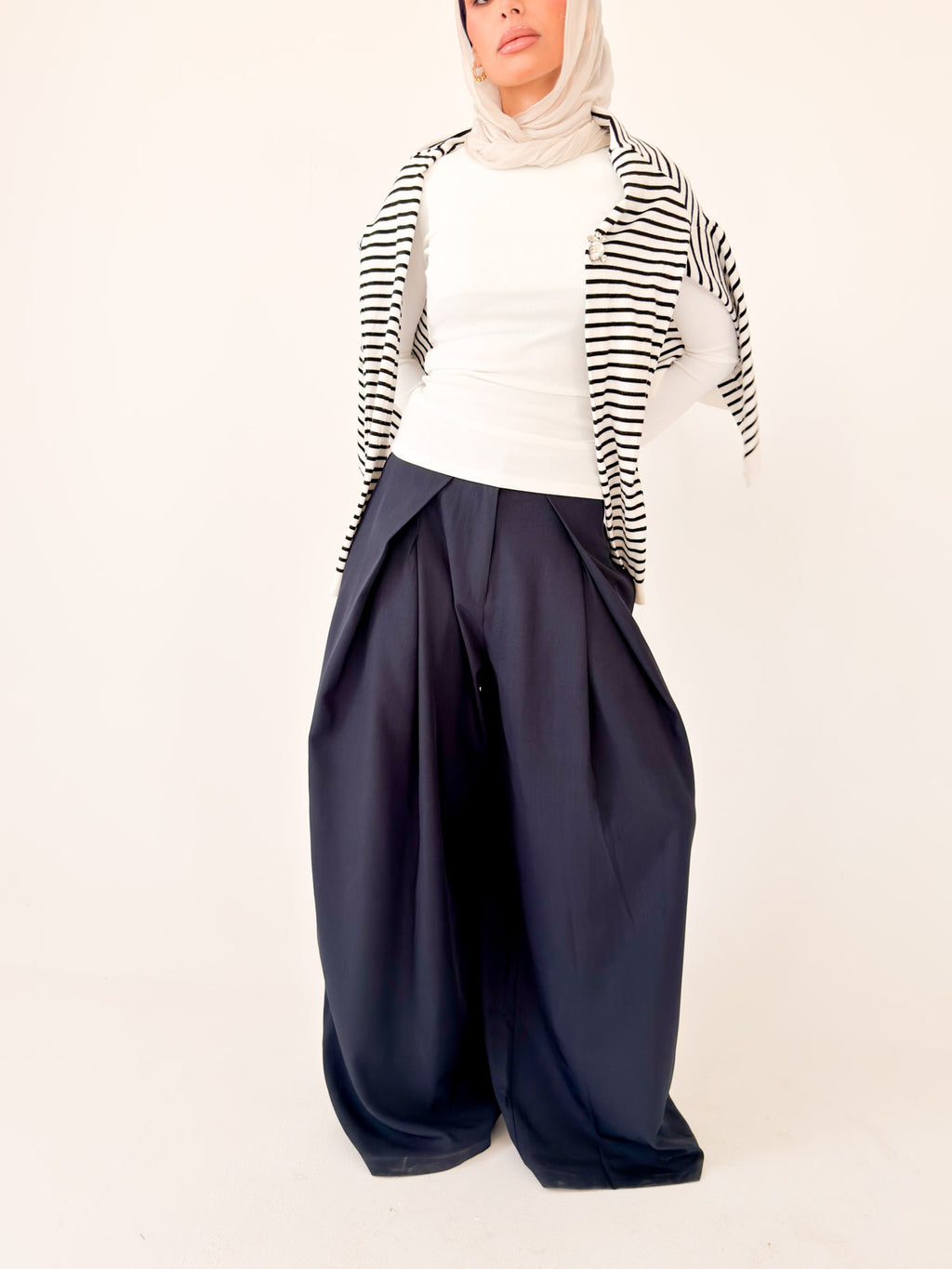 Pleated Pants
