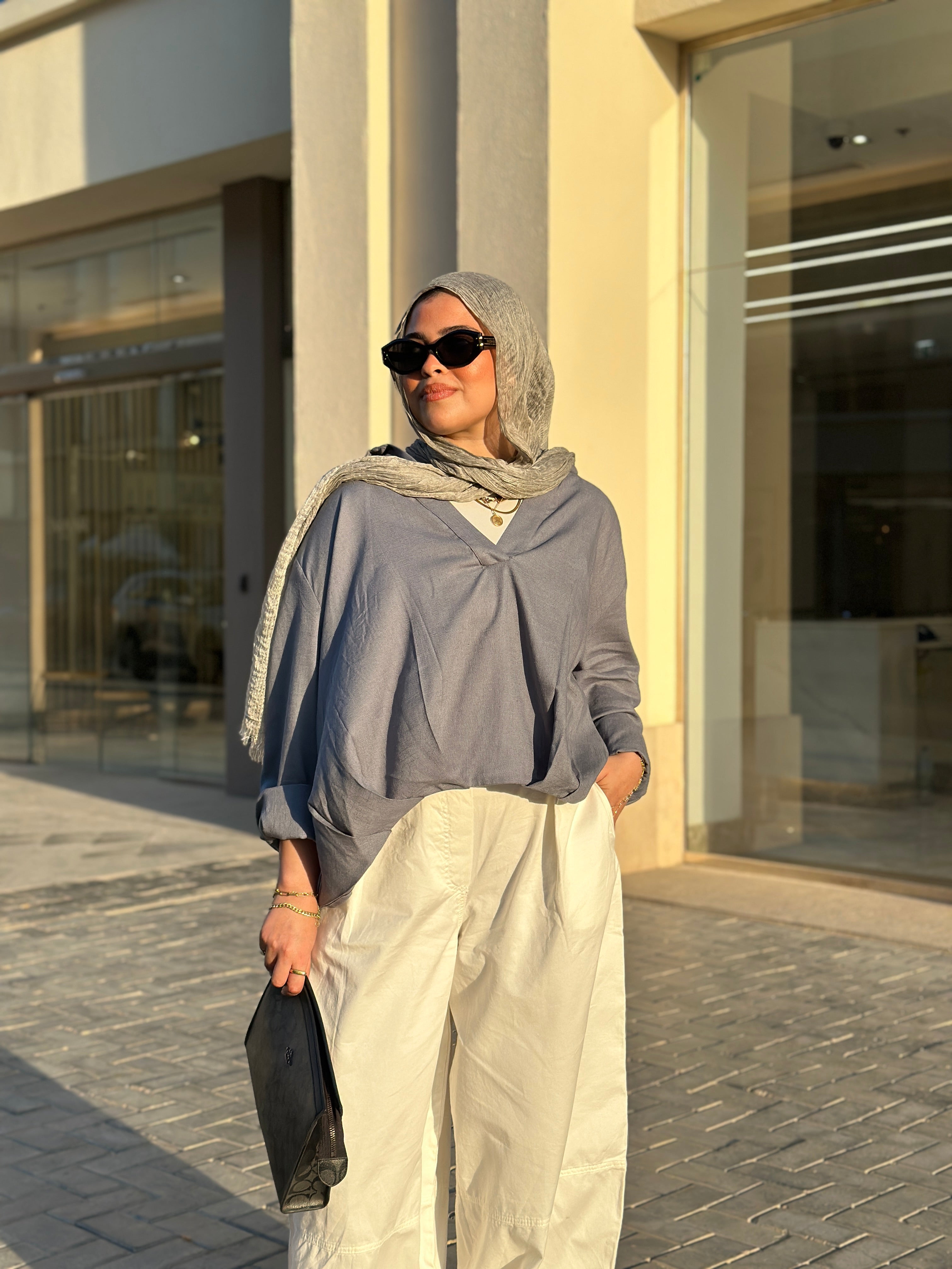 Pleated Blouse