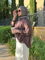 Pleated Blouse