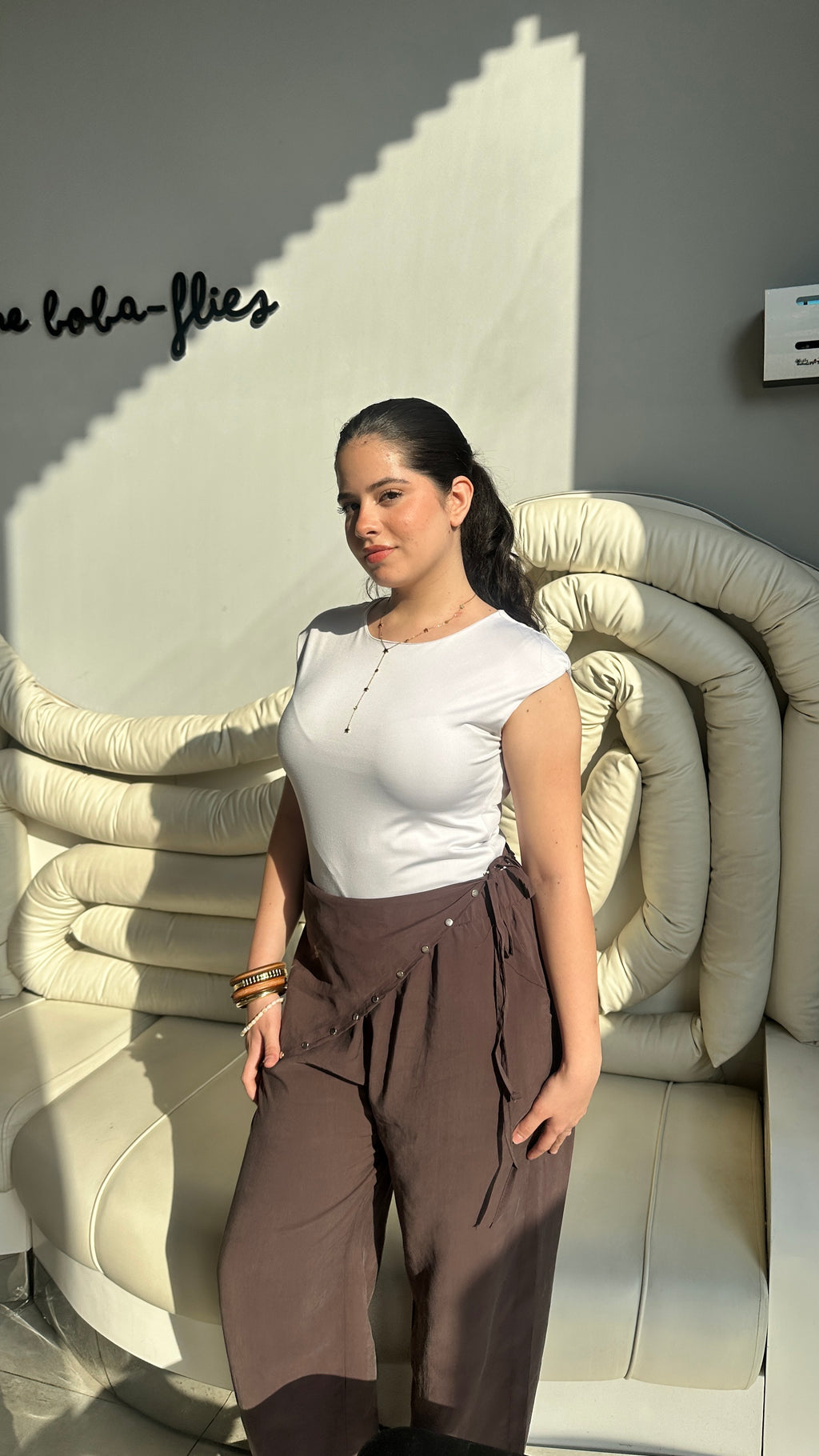 Scarf Tie Pants