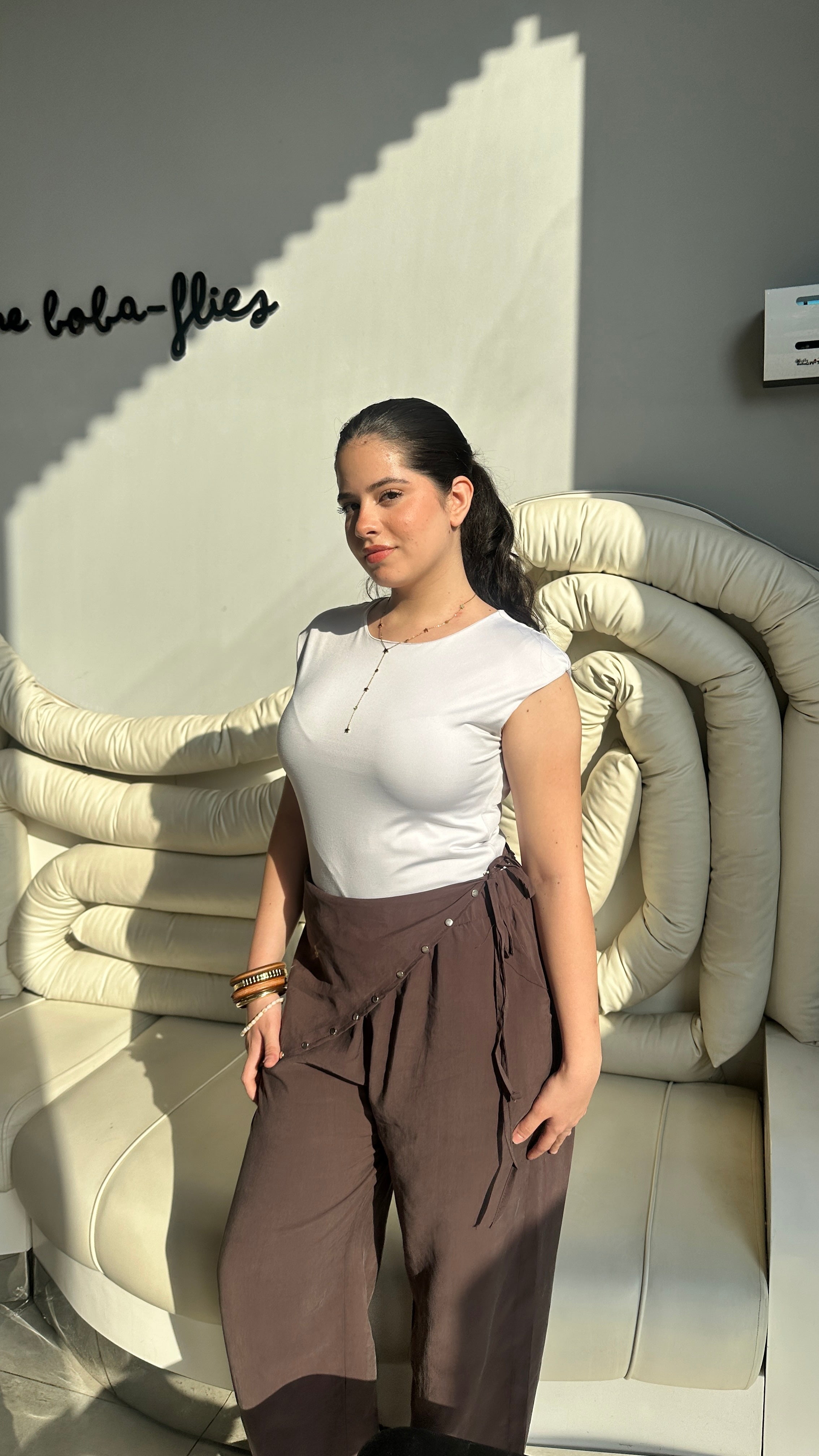 Scarf Tie Pants