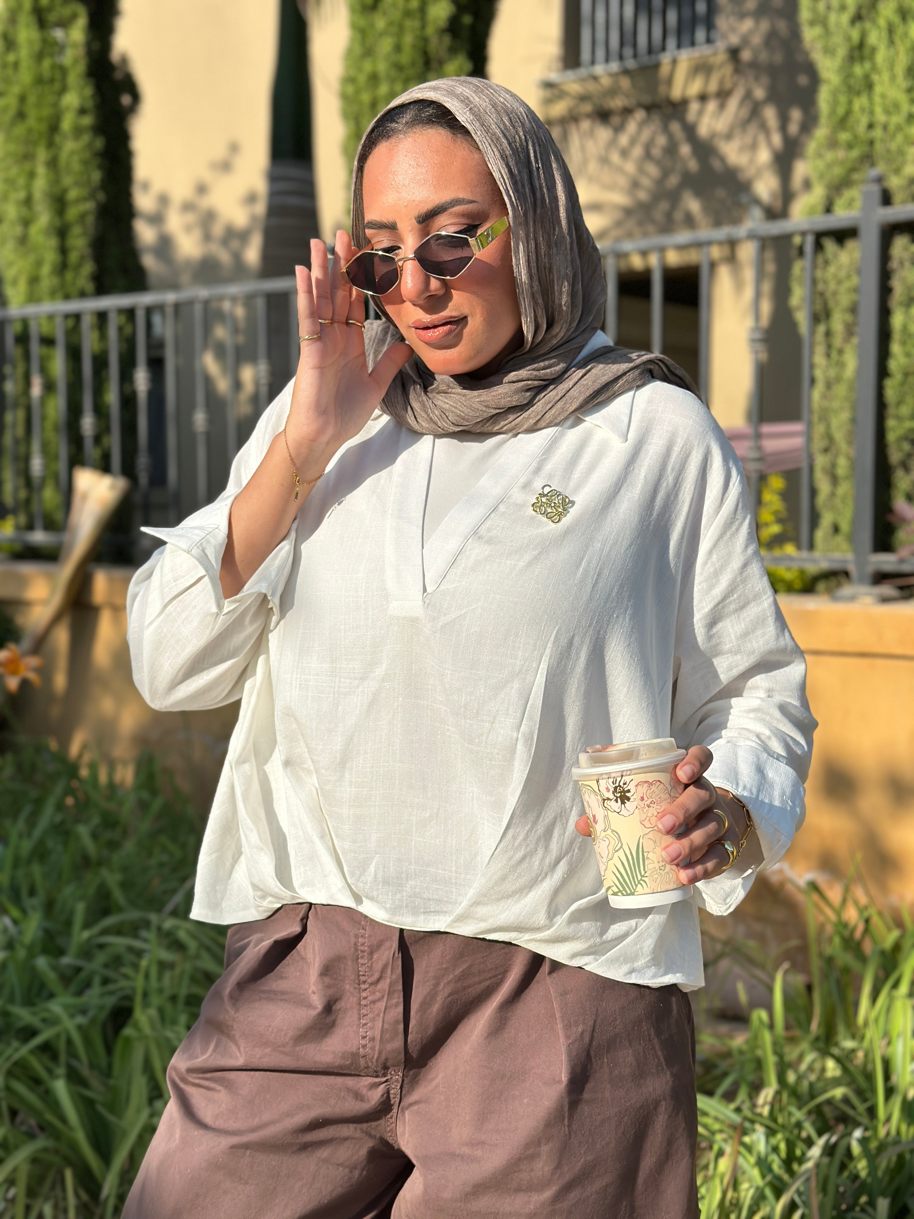 Pleated Blouse