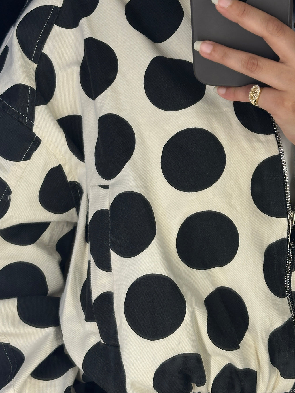 Polka dots jacket