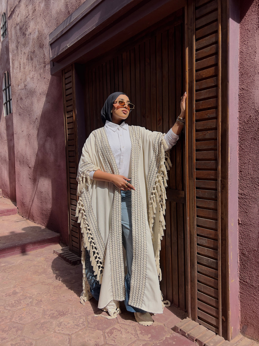 Lail Shawl Kaftan
