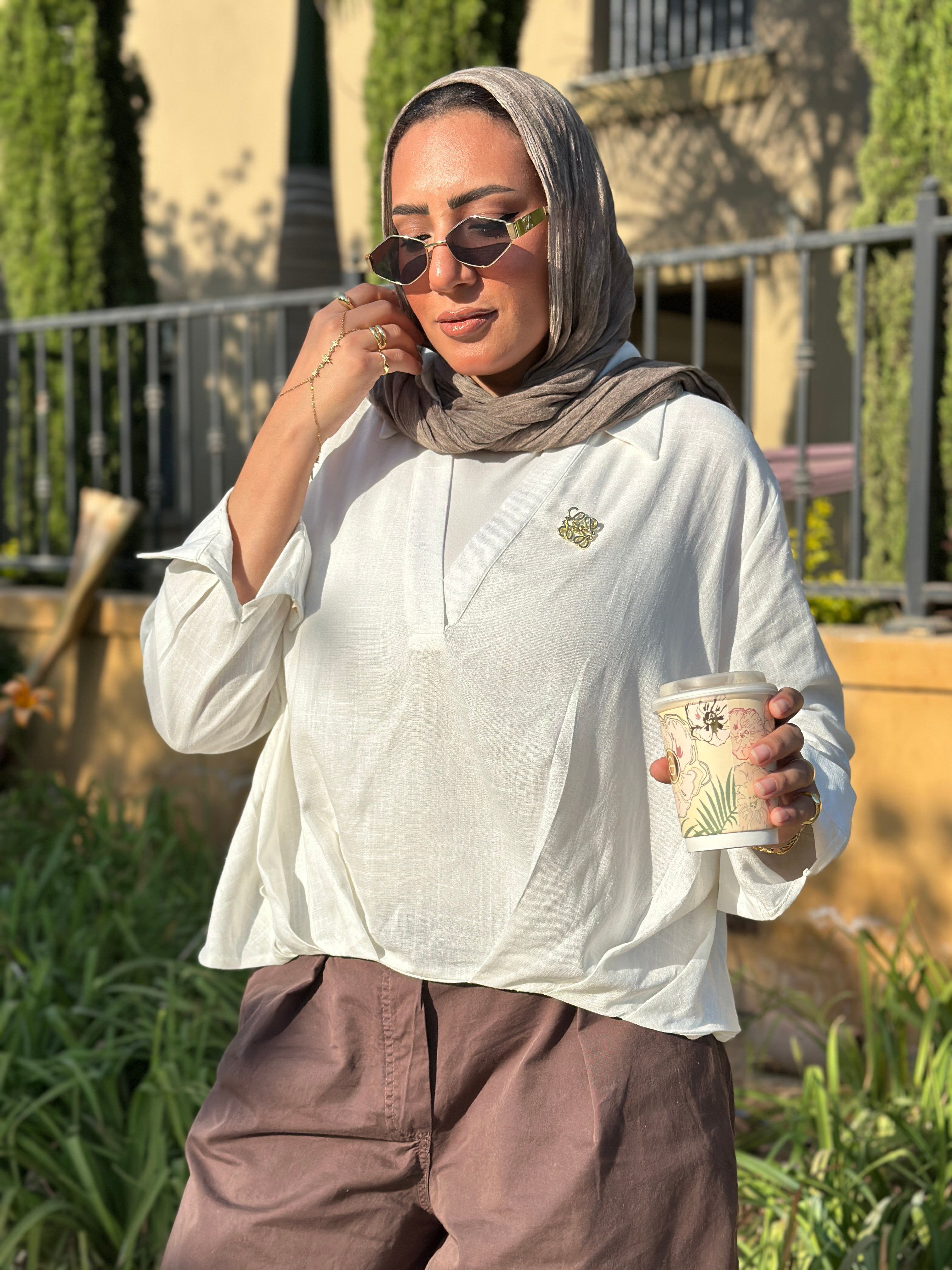 Pleated Blouse