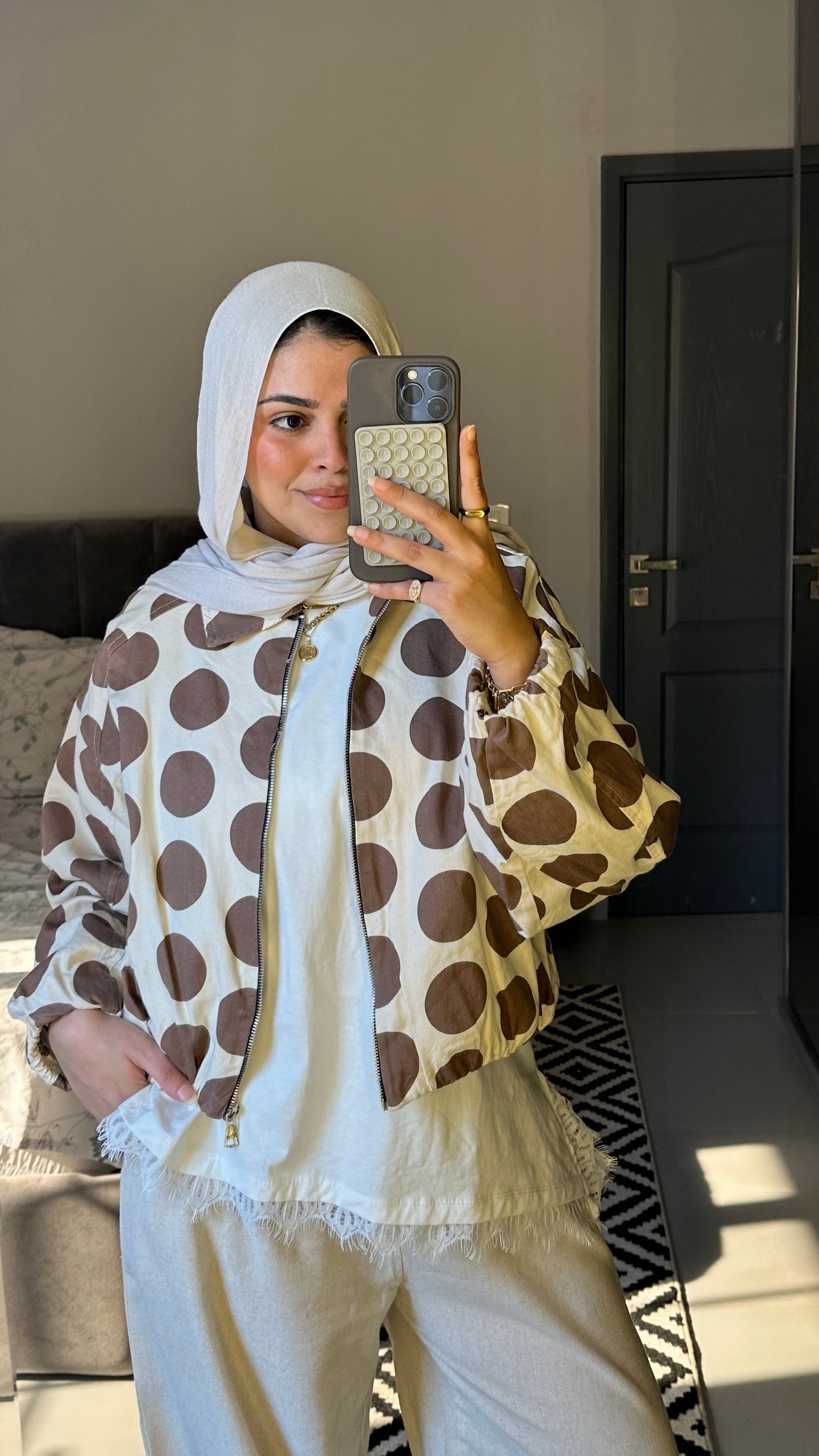 Polka dots jacket