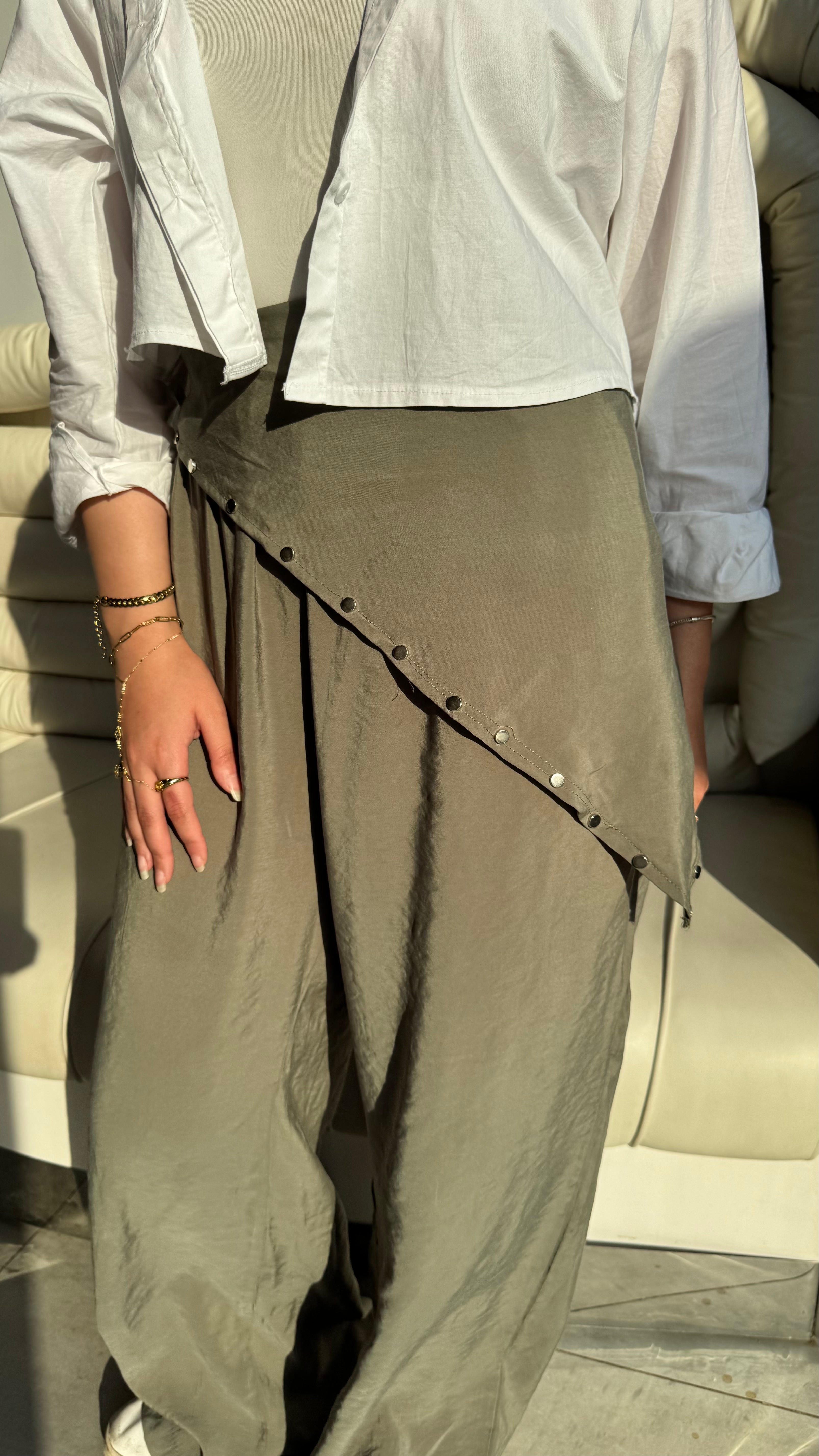 Scarf Tie Pants