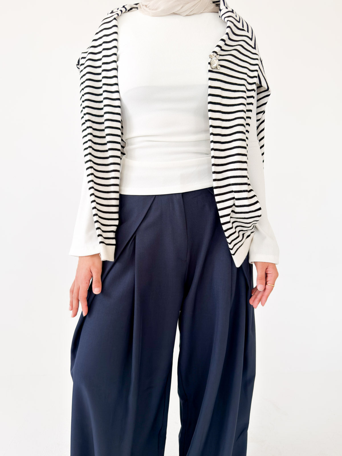 Pleated Pants