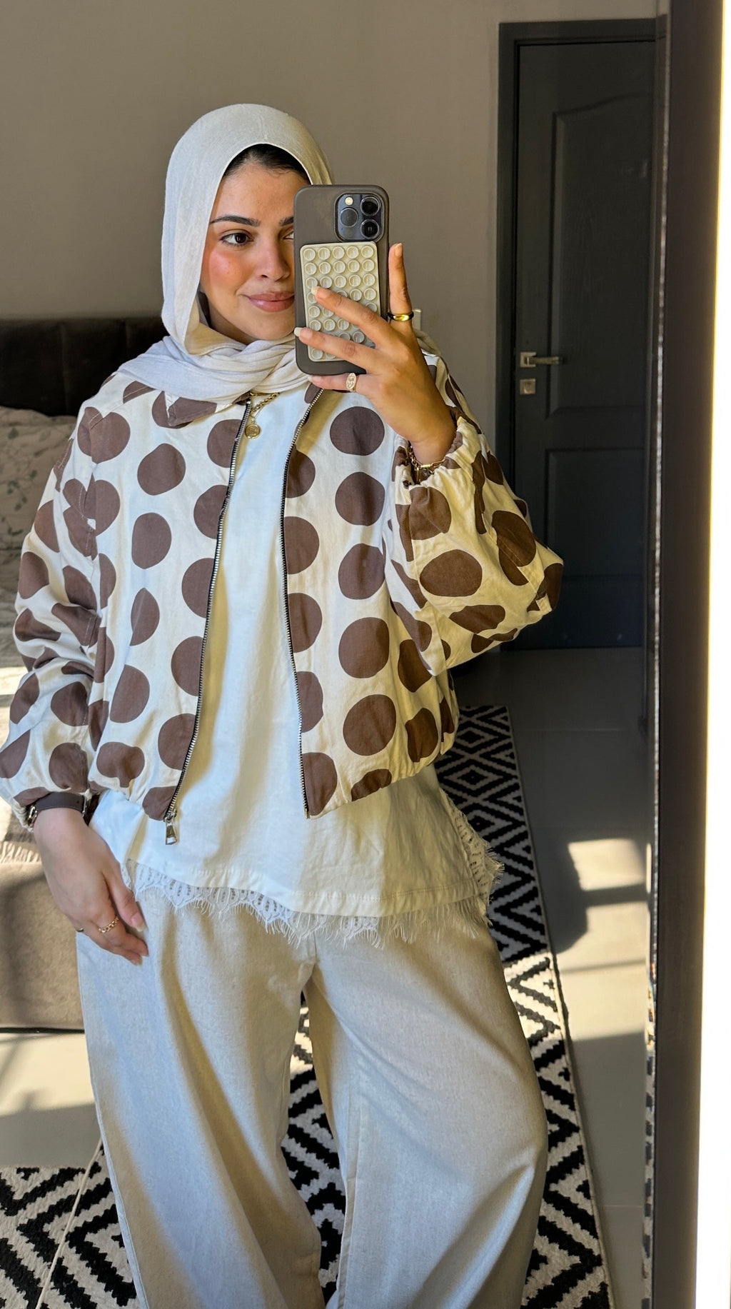 Polka dots jacket