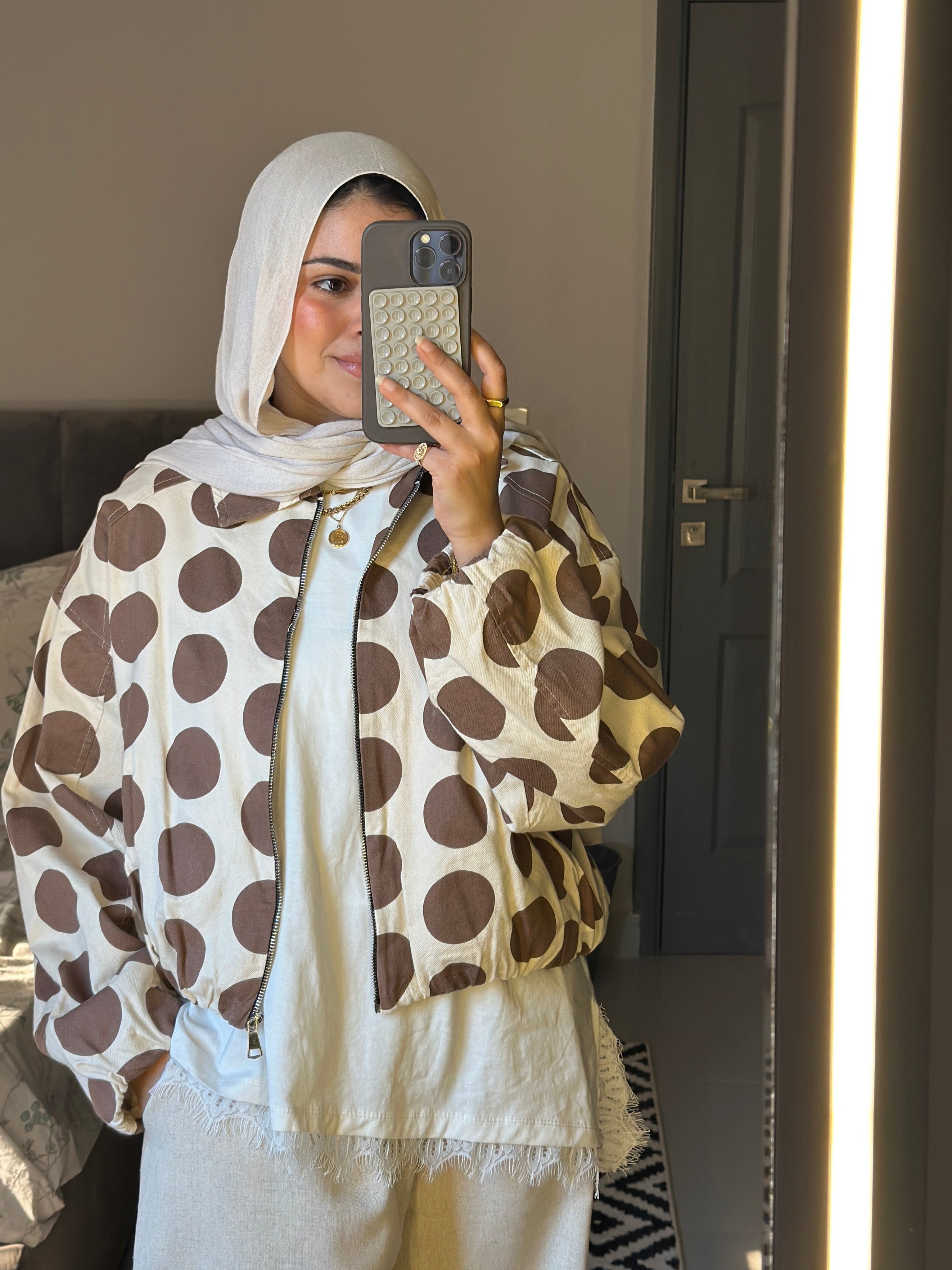 Polka dots jacket