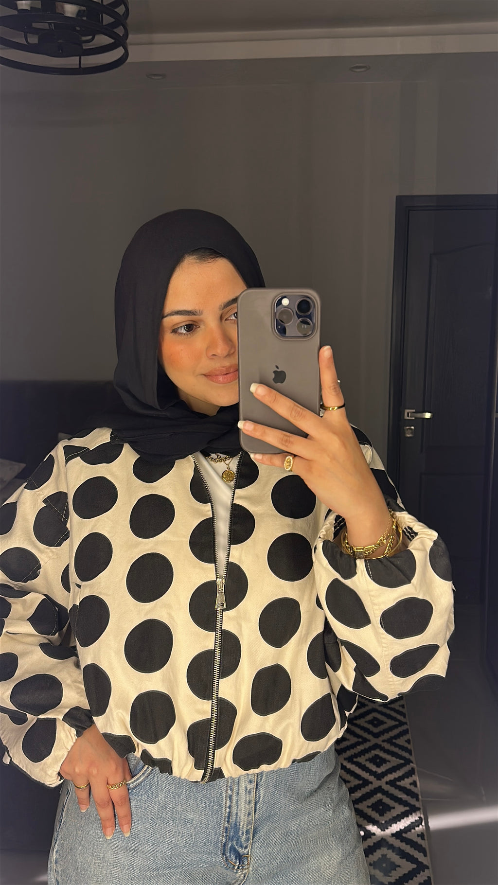 Polka dots jacket