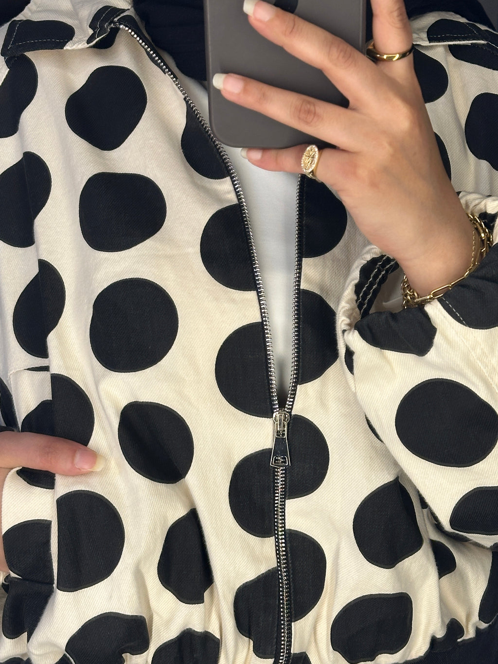 Polka dots jacket
