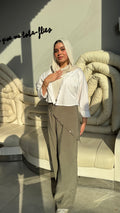 Scarf Tie Pants
